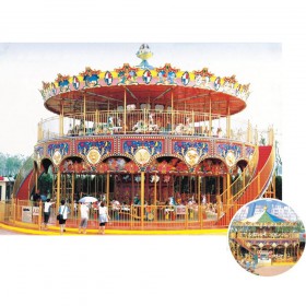 Double Decker Carousel 88seats JS-0005C Double Decker Carousel 88seats JS-0005C