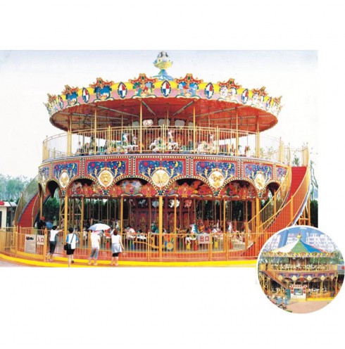Double Decker Carousel 88seats JS-0005C Double Decker Carousel 88seats JS-0005C